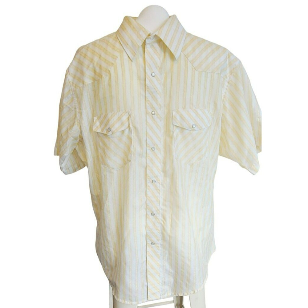 Wrangler Vintage Western Pearl Snap Shirt Men's XL